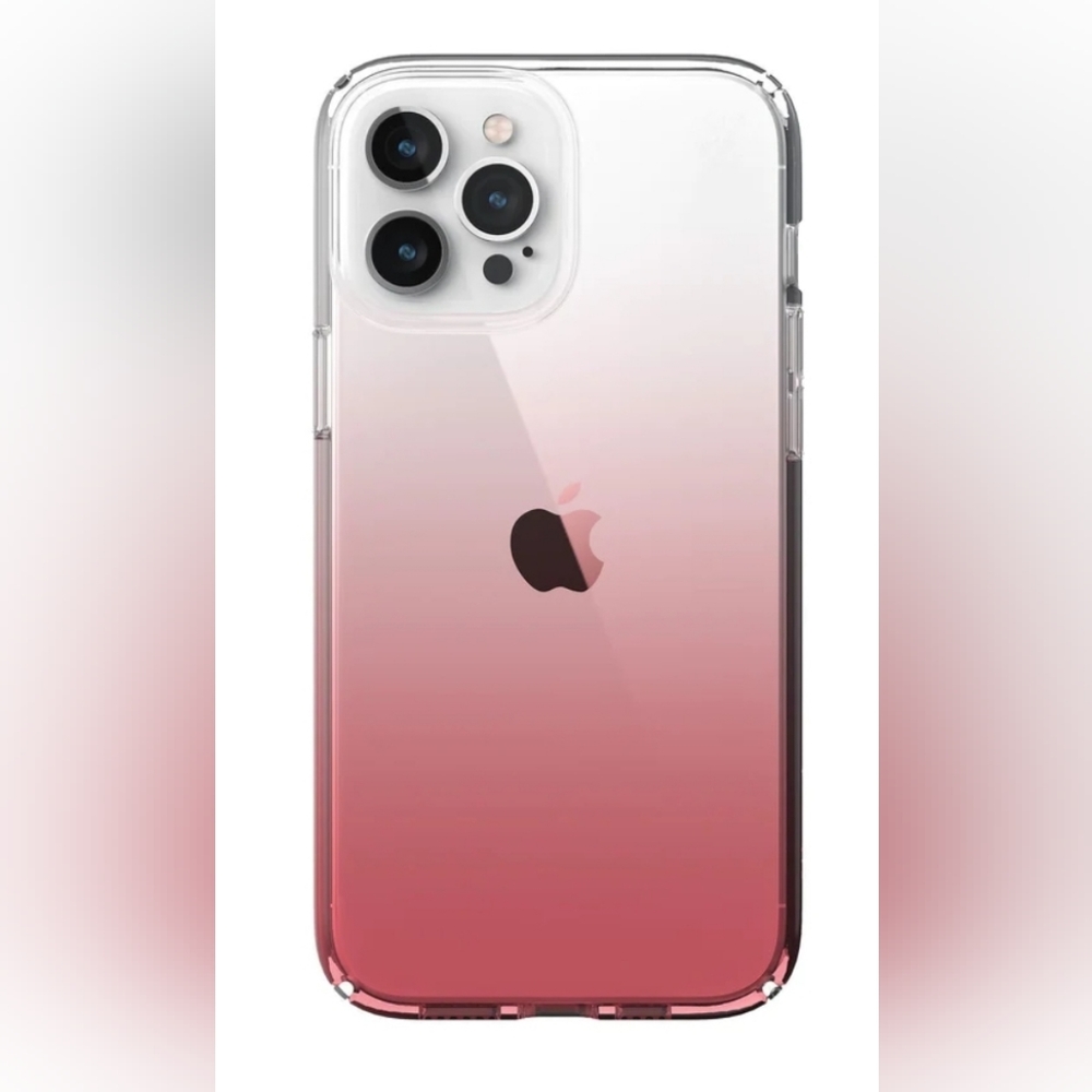 NEW Speck Presidio Perfect-Clear Ombre iPhone 13Pro Case Vintage Rose Fade